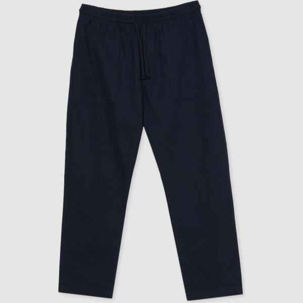 pantaloni Calliope blu tinta unita