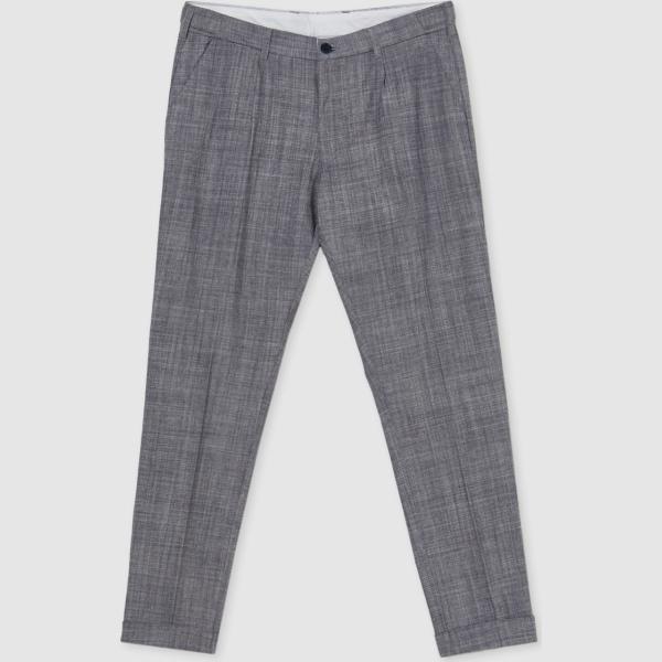 pantaloni Calliope grigio tinta unita