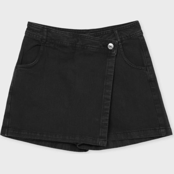 shorts Calliope nero tinta unita