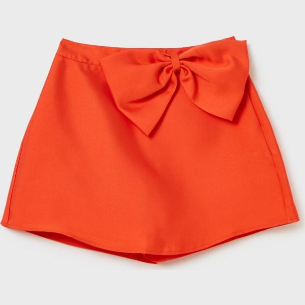 pantaloni corti Calliope rosso tinta unita