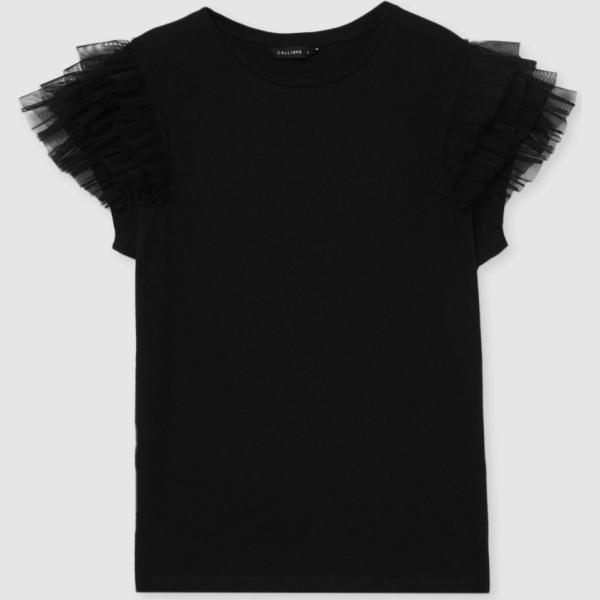 t-shirt Calliope nero