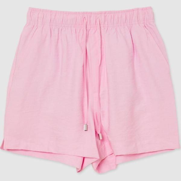 shorts Calliope rosa tinta unita
