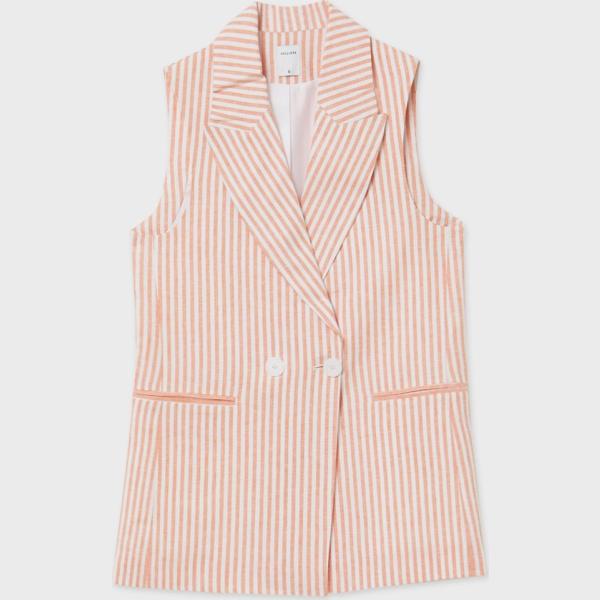 gilet Calliope rosa a righe