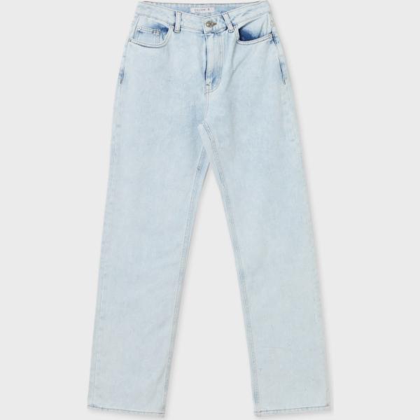 jeans dritti Calliope grigio tinta unita