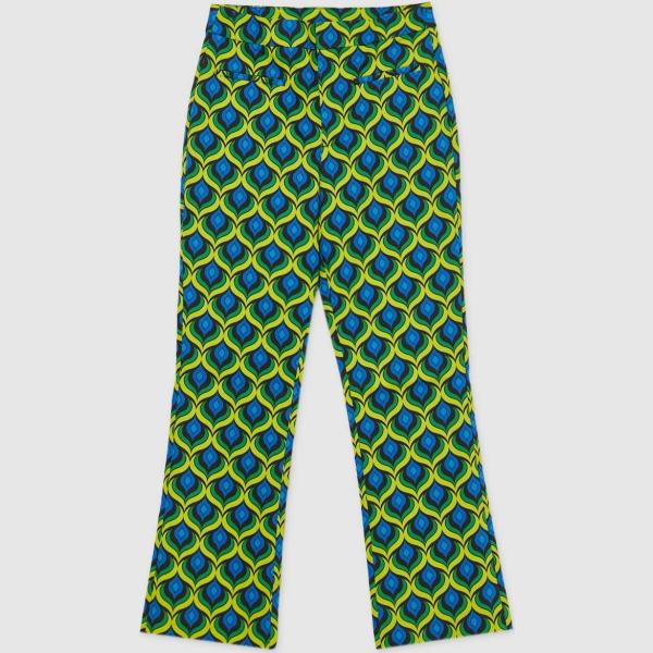 pantaloni capri Calliope verde