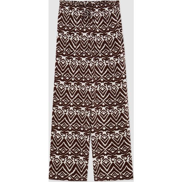 pantaloni a palazzo Calliope marrone