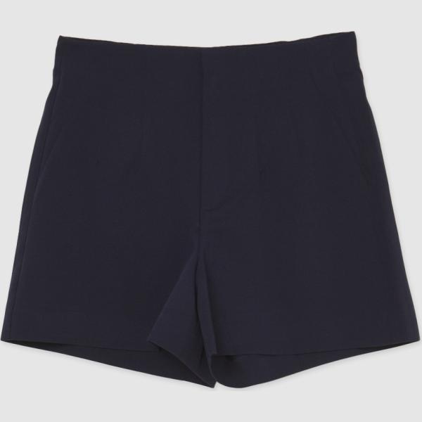 pantaloni corti Calliope nero tinta unita
