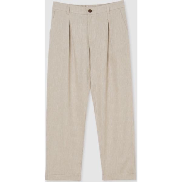 pantaloni capri Calliope bianco tinta unita