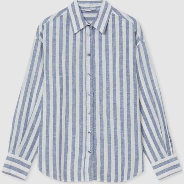 camicie Calliope blu a righe