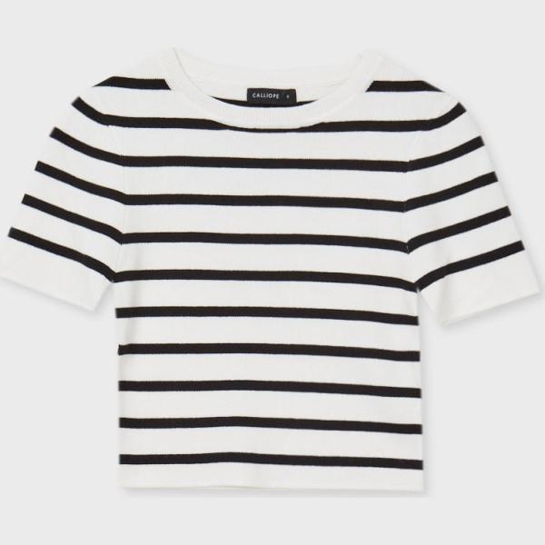 t-shirt Calliope multicolore a righe