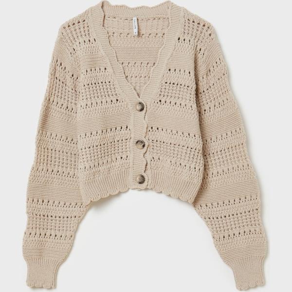 cardigans Calliope marrone tinta unita