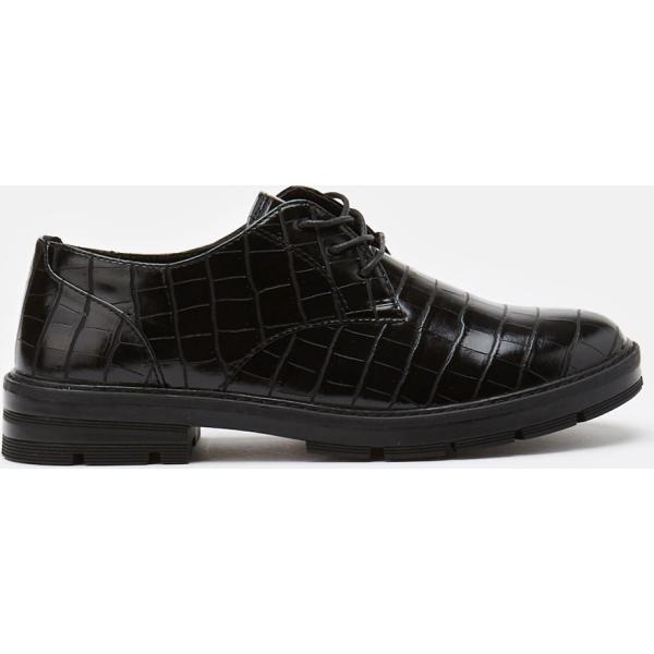 scarpe stringate Calliope nero con stampe