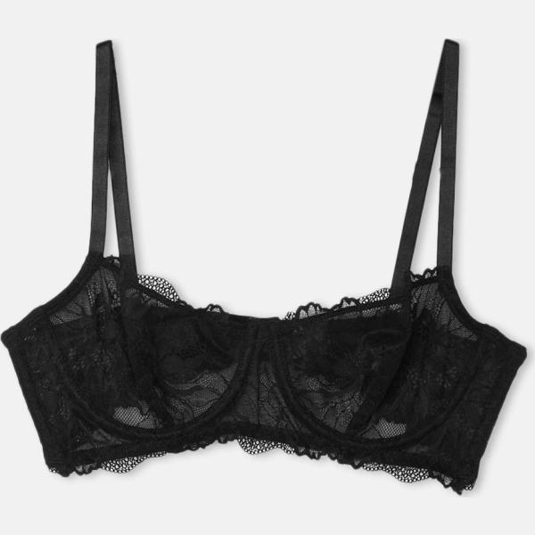 reggiseni a balconcino Calliope nero tinta unita