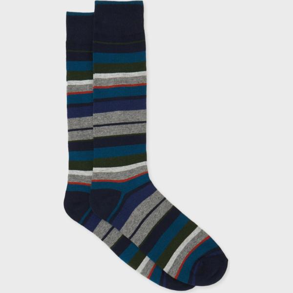 calzini Calliope blu a righe