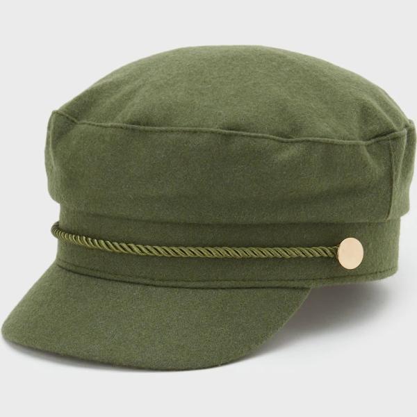 cappelli Calliope verde tinta unita
