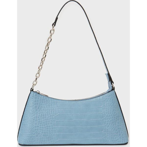 borse a spalla Calliope blu animalier