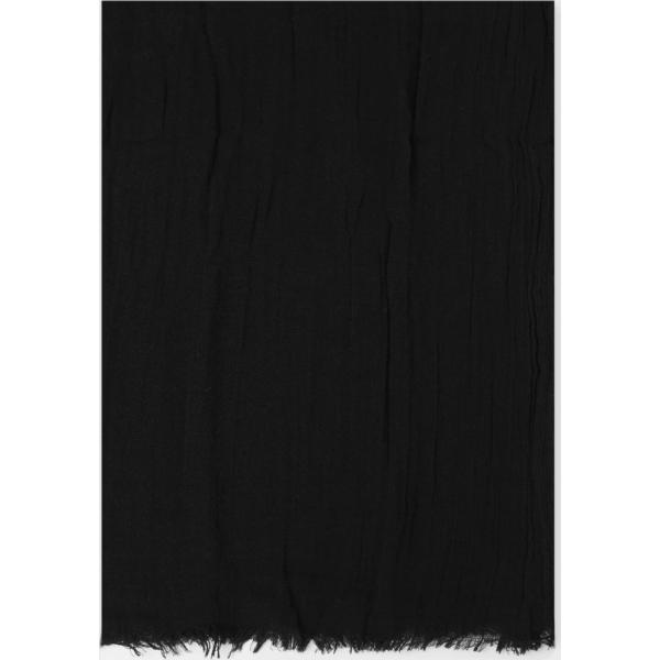 sciarpe Calliope nero tinta unita