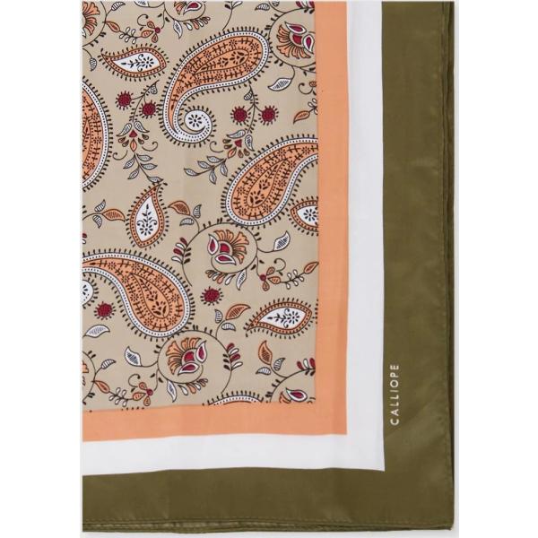 foulard Calliope multicolore con stampe