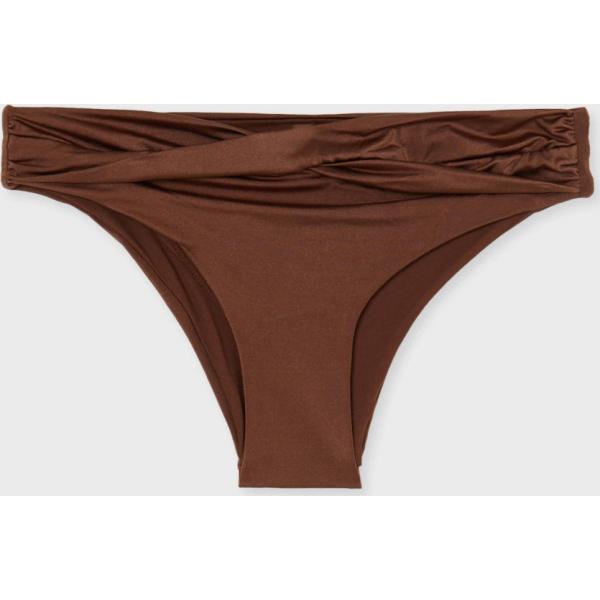 bikini Calliope marrone tinta unita