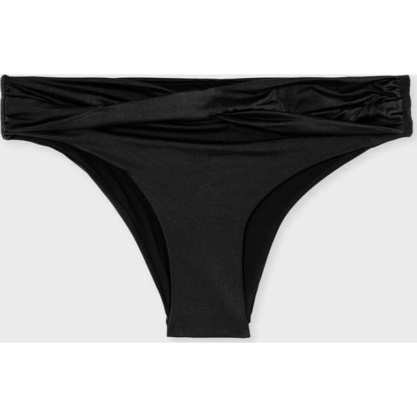 bikini Calliope nero tinta unita