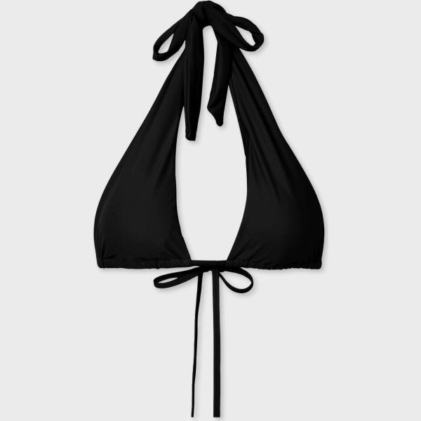 bikini Calliope nero tinta unita