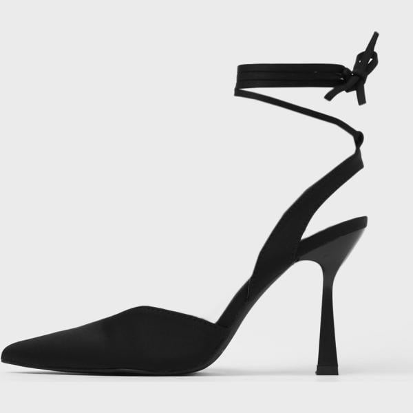 décolleté Calliope nero tinta unita