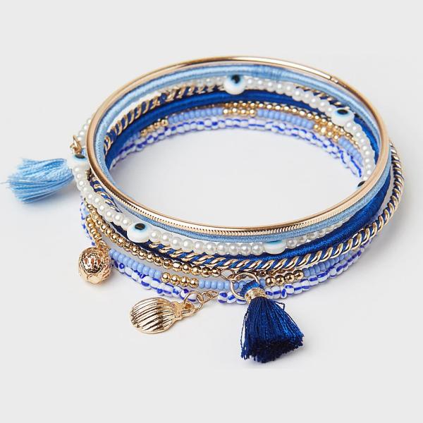braccialetti Calliope grigio tinta unita
