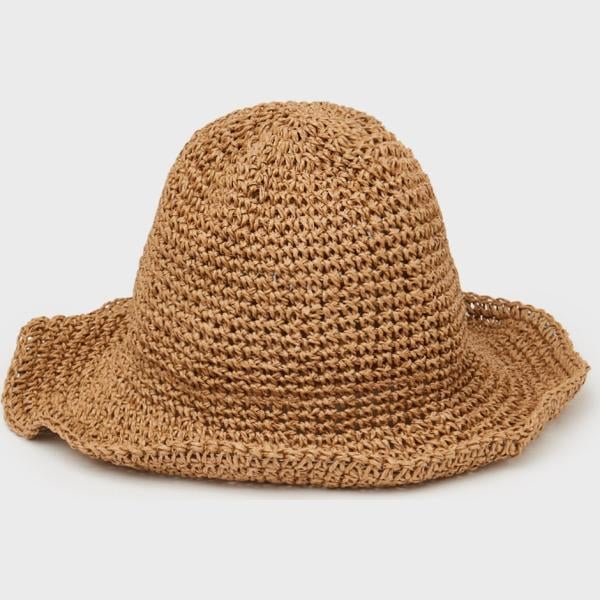 cappelli con visiera Calliope marrone tinta unita