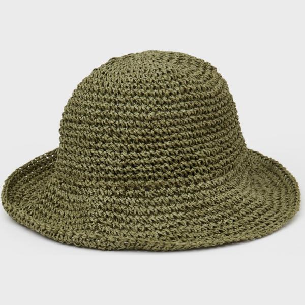 cappelli con visiera Calliope verde tinta unita