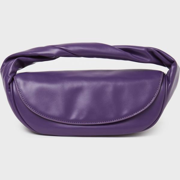 pochette Calliope viola tinta unita