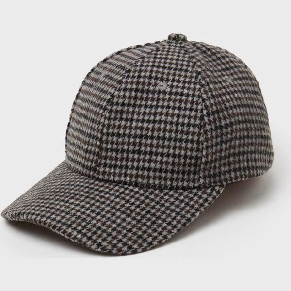 cappelli con visiera Calliope grigio tinta unita