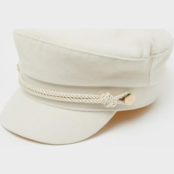 cappelli con visiera Calliope bianco tinta unita