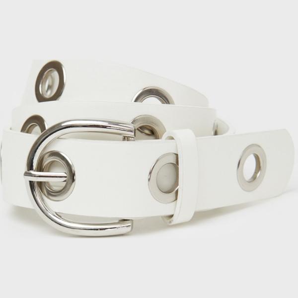 cinture Calliope bianco tinta unita