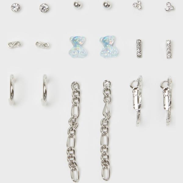 orecchini Calliope grigio tinta unita