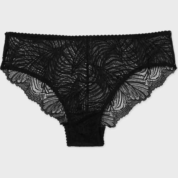 slip Calliope Intimo nero tinta unita