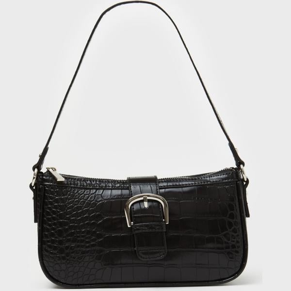 borse a spalla Calliope nero animalier