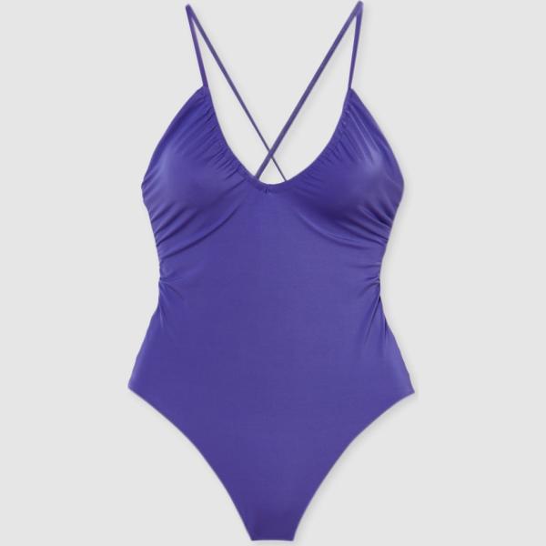 costumi interi Calliope Intimo viola tinta unita