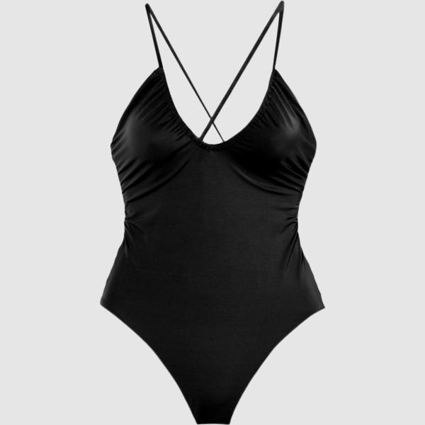 costumi interi Calliope Intimo nero tinta unita