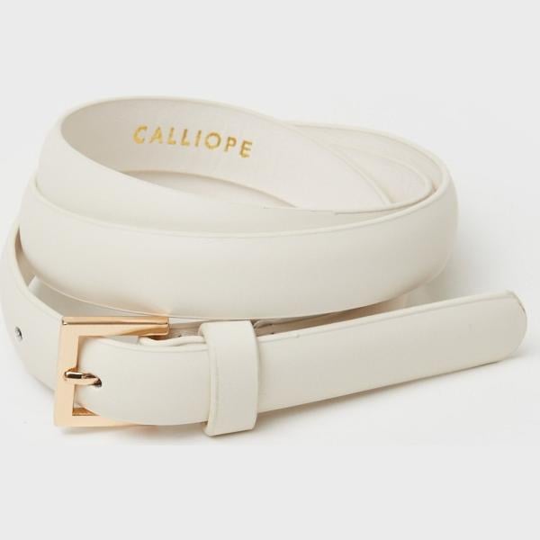 cinture Calliope bianco tinta unita
