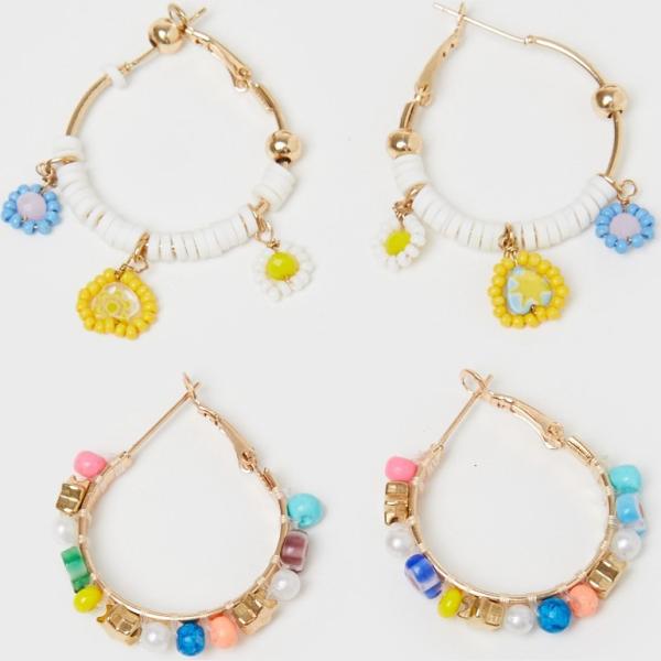 orecchini Calliope bianco tinta unita