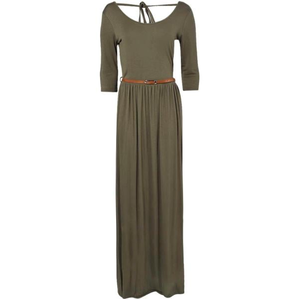 Vestito lungo skater maxi con scritte e scollo aderente bianco e vivace Boohoo