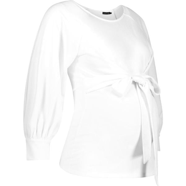 Camicetta premaman con balze Boohoo