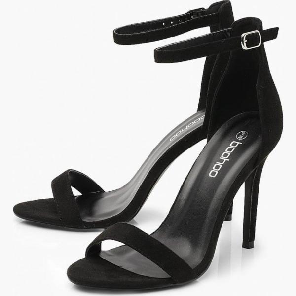 scarpe col tacco Boohoo nero