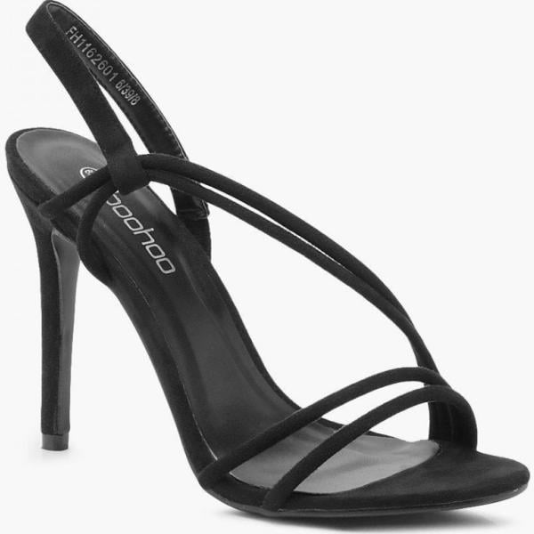 scarpe col tacco Boohoo nero