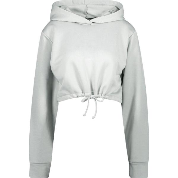 Felpa con cappuccio verde Boohoo verde