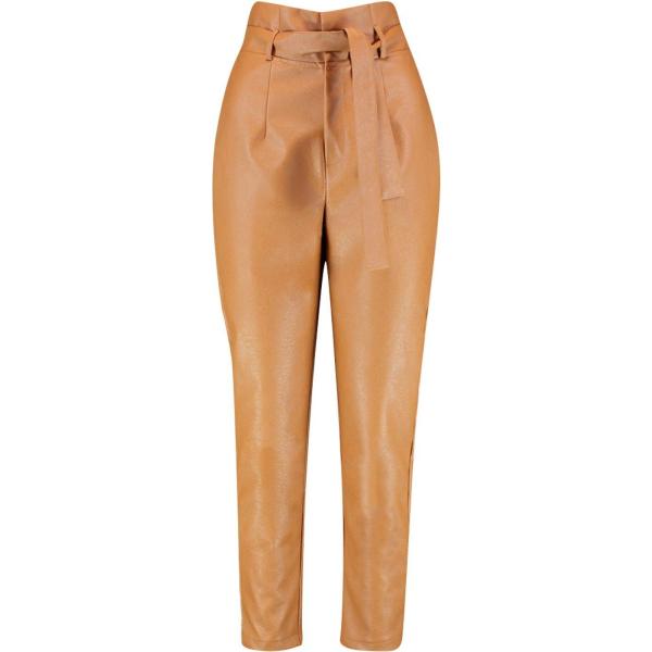 pantaloni Boohoo marrone