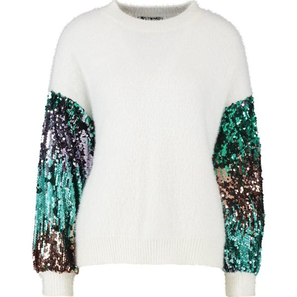 Maglione bianco Boohoo bianco