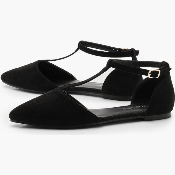ballerine Boohoo nero