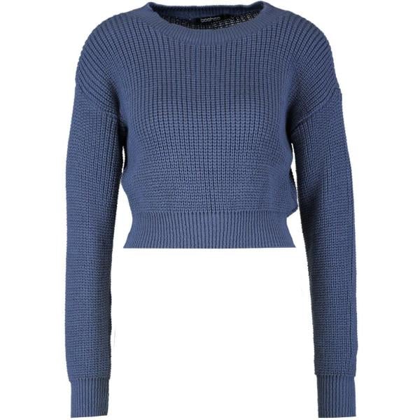 Maglione crop azzurro Boohoo blu