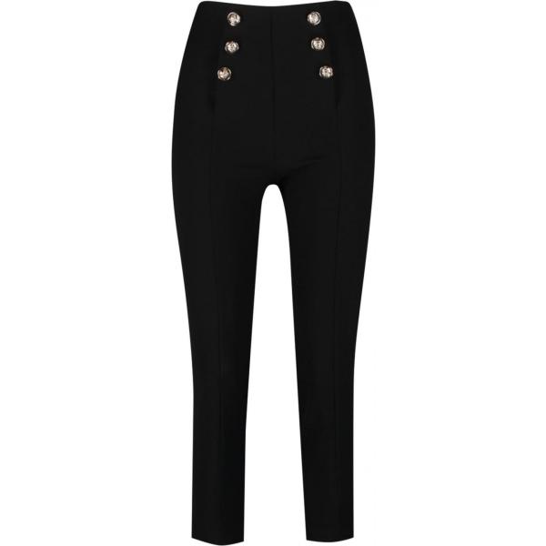 pantaloni Boohoo nero military
